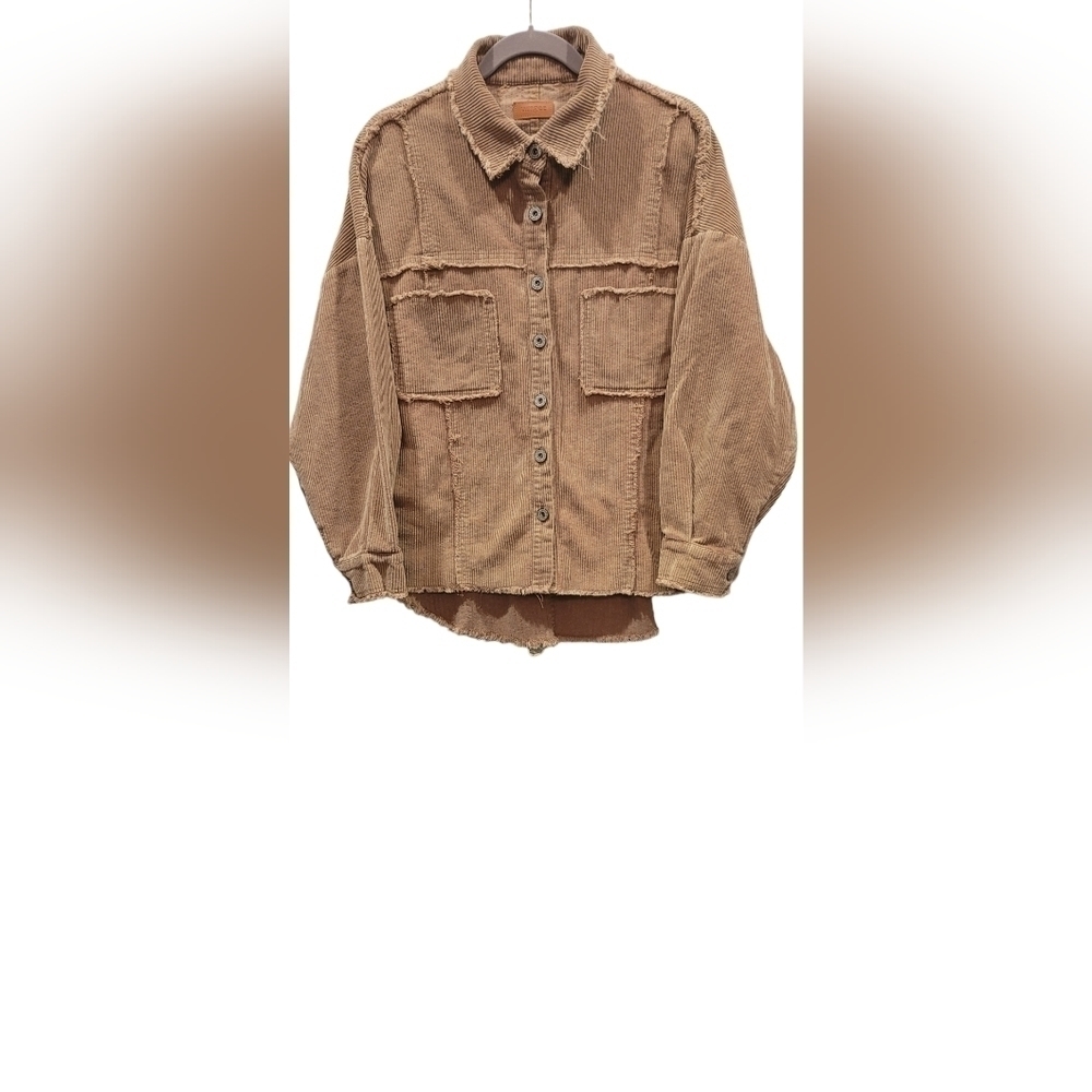 Umgee Corduroy Shacket 100% Cotton - Picture 2 of 12